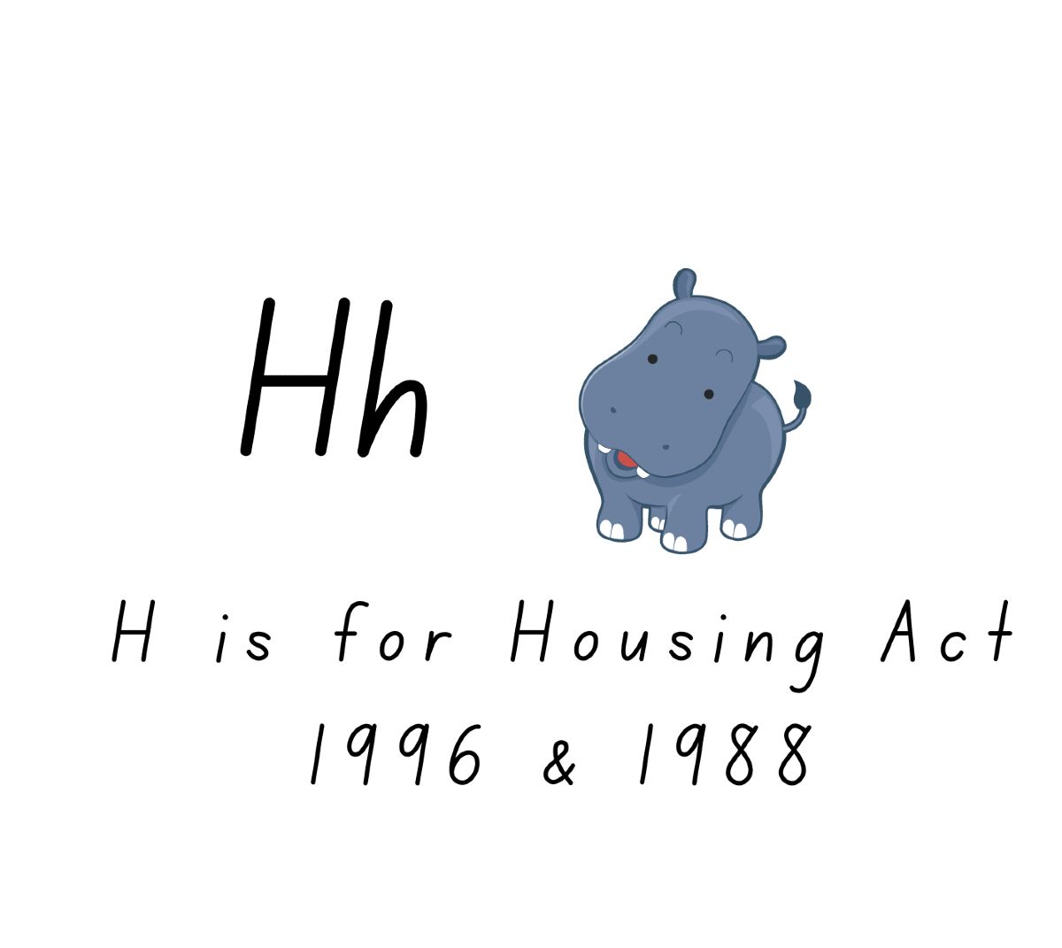 H is for Housing Act 1996 & 1988