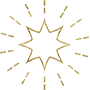Gold star design 1