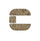 Brick letter C