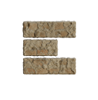 Brick letter E
