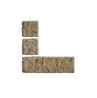 Brick letter L